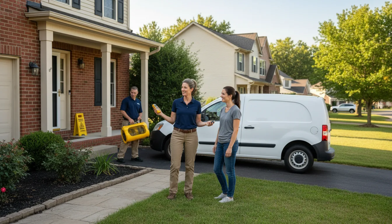 Residential water damage restoration in Rio Rico, AZ